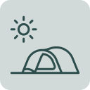 kamperen icoon