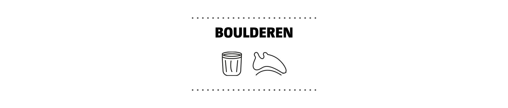 boulderen paklijst
