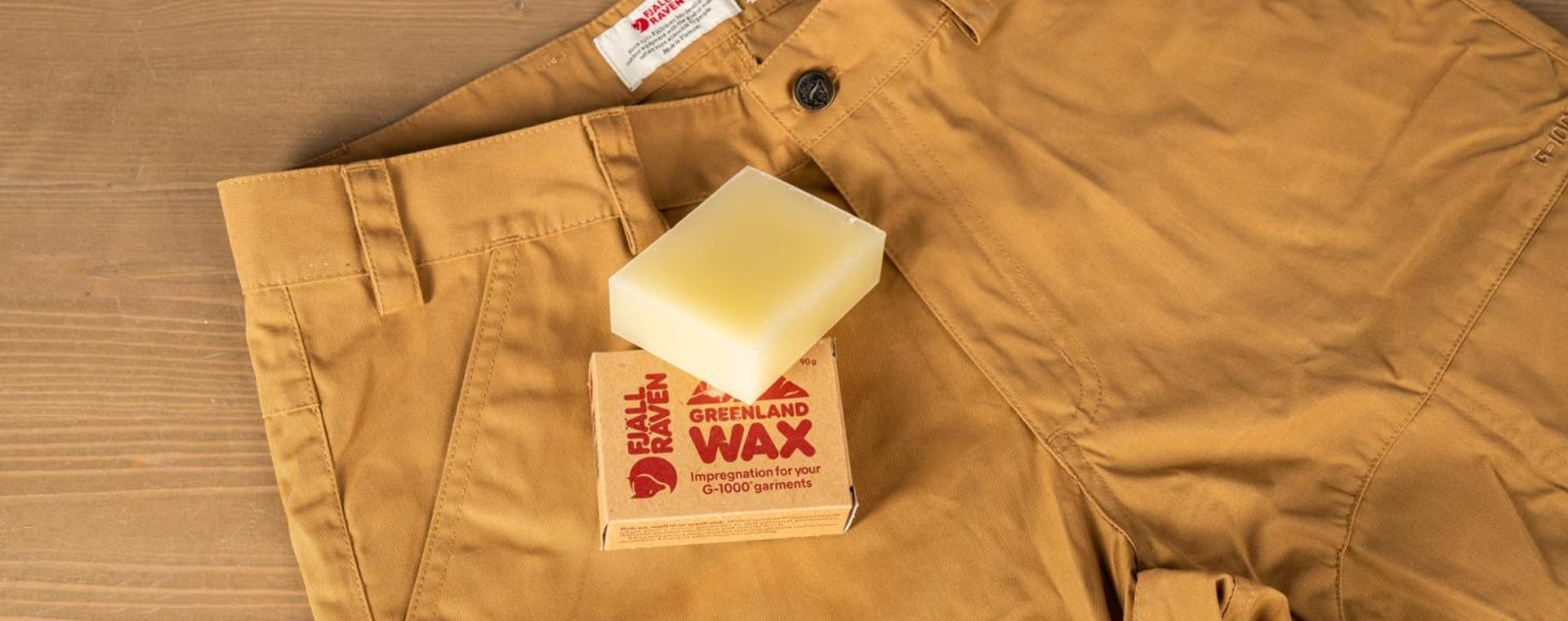 Zo wax je Fjällräven G-1000 kleding
